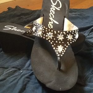 Bling flip flops